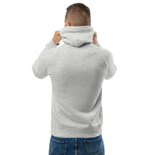 Charger l'image dans la galerie, Pull à capuche noir avec logo blanc unisexe