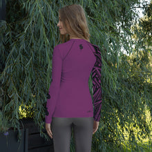 Load image into Gallery viewer, Woman&#39;s Rash Guard Plum
